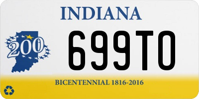 IN license plate 699TO