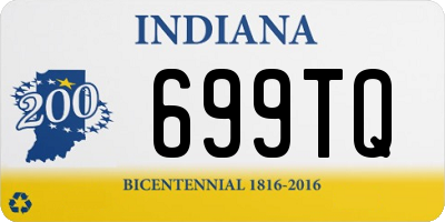 IN license plate 699TQ