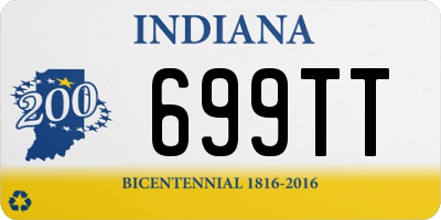 IN license plate 699TT