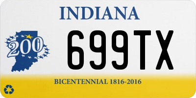 IN license plate 699TX