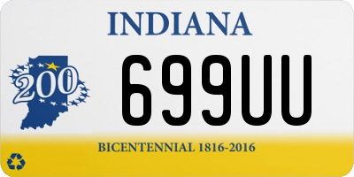IN license plate 699UU