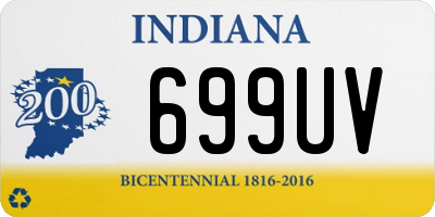 IN license plate 699UV