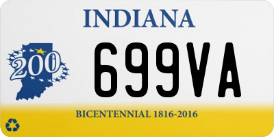 IN license plate 699VA