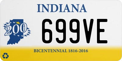 IN license plate 699VE