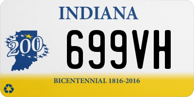 IN license plate 699VH