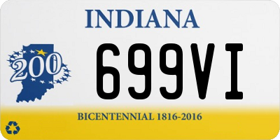 IN license plate 699VI