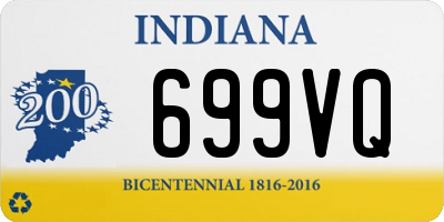 IN license plate 699VQ