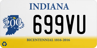 IN license plate 699VU