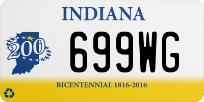 IN license plate 699WG