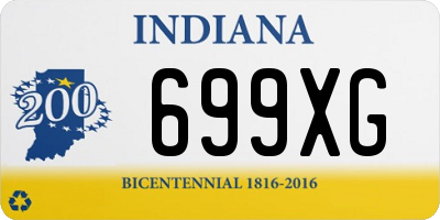 IN license plate 699XG