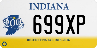 IN license plate 699XP