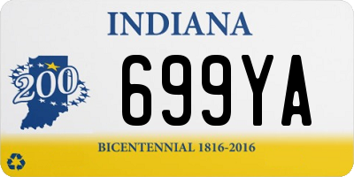 IN license plate 699YA