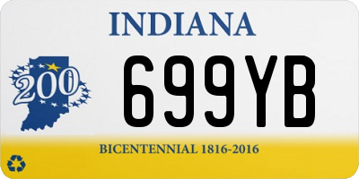 IN license plate 699YB