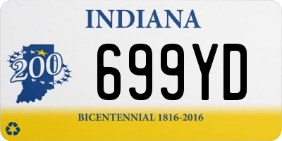 IN license plate 699YD