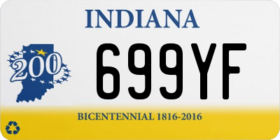 IN license plate 699YF