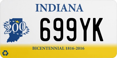 IN license plate 699YK