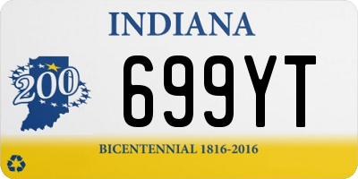 IN license plate 699YT