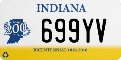 IN license plate 699YV