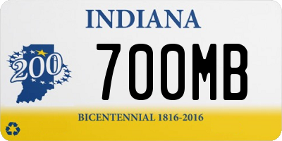 IN license plate 700MB