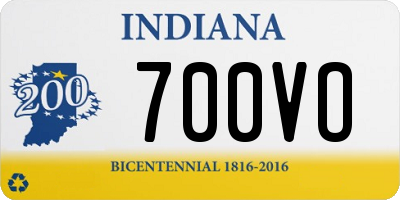 IN license plate 700VO