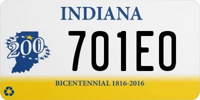 IN license plate 701EO