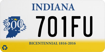 IN license plate 701FU