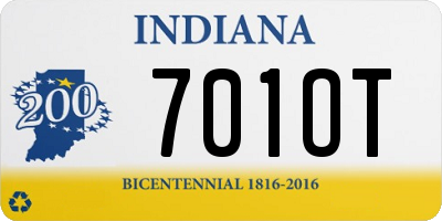 IN license plate 701OT