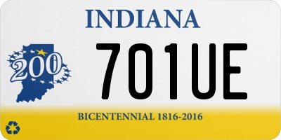 IN license plate 701UE