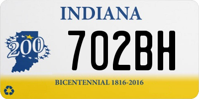 IN license plate 702BH