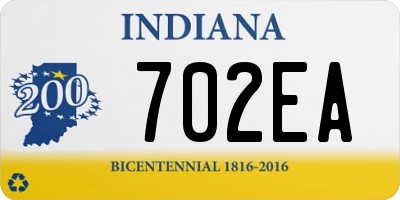 IN license plate 702EA