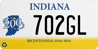 IN license plate 702GL