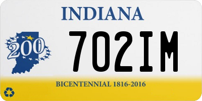 IN license plate 702IM