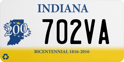 IN license plate 702VA