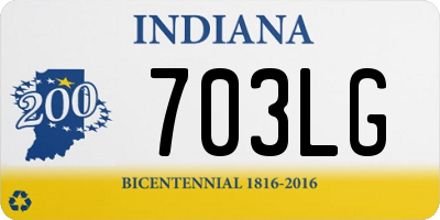 IN license plate 703LG