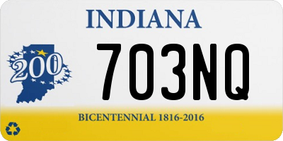 IN license plate 703NQ