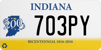 IN license plate 703PY