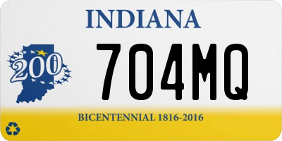 IN license plate 704MQ