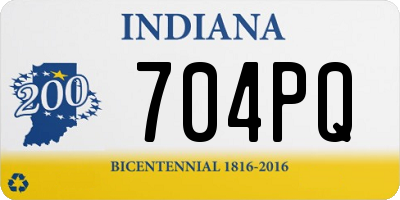 IN license plate 704PQ