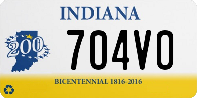 IN license plate 704VO