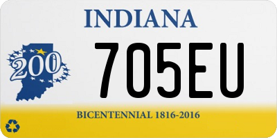 IN license plate 705EU