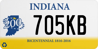 IN license plate 705KB