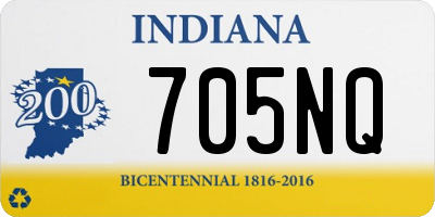 IN license plate 705NQ