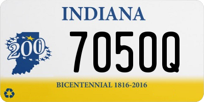 IN license plate 705OQ