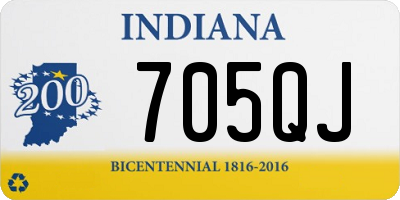 IN license plate 705QJ