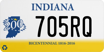IN license plate 705RQ