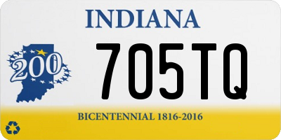 IN license plate 705TQ