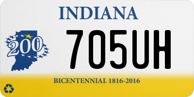 IN license plate 705UH