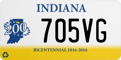 IN license plate 705VG