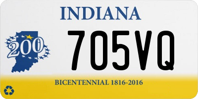 IN license plate 705VQ