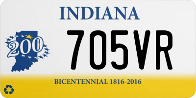 IN license plate 705VR